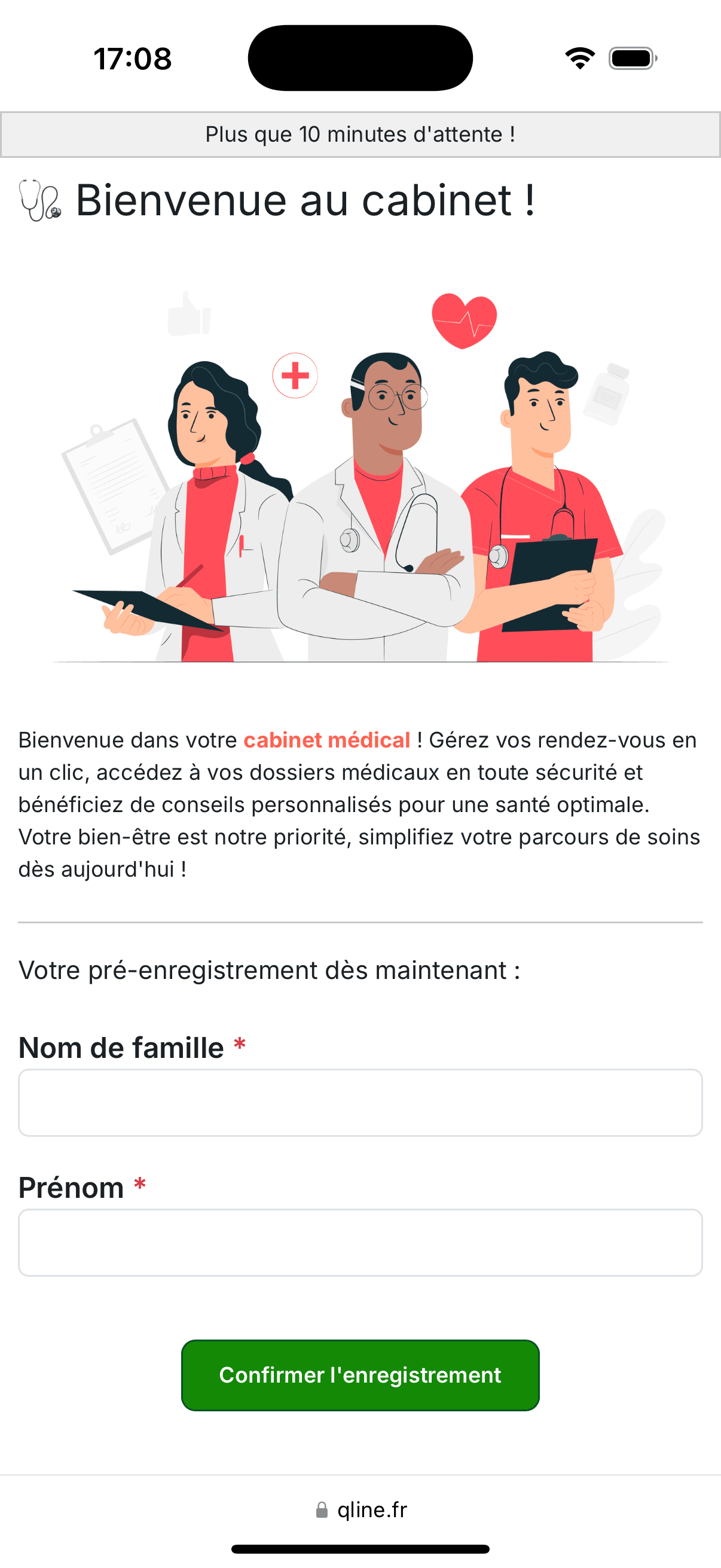 Aperçu du résultat de Qline