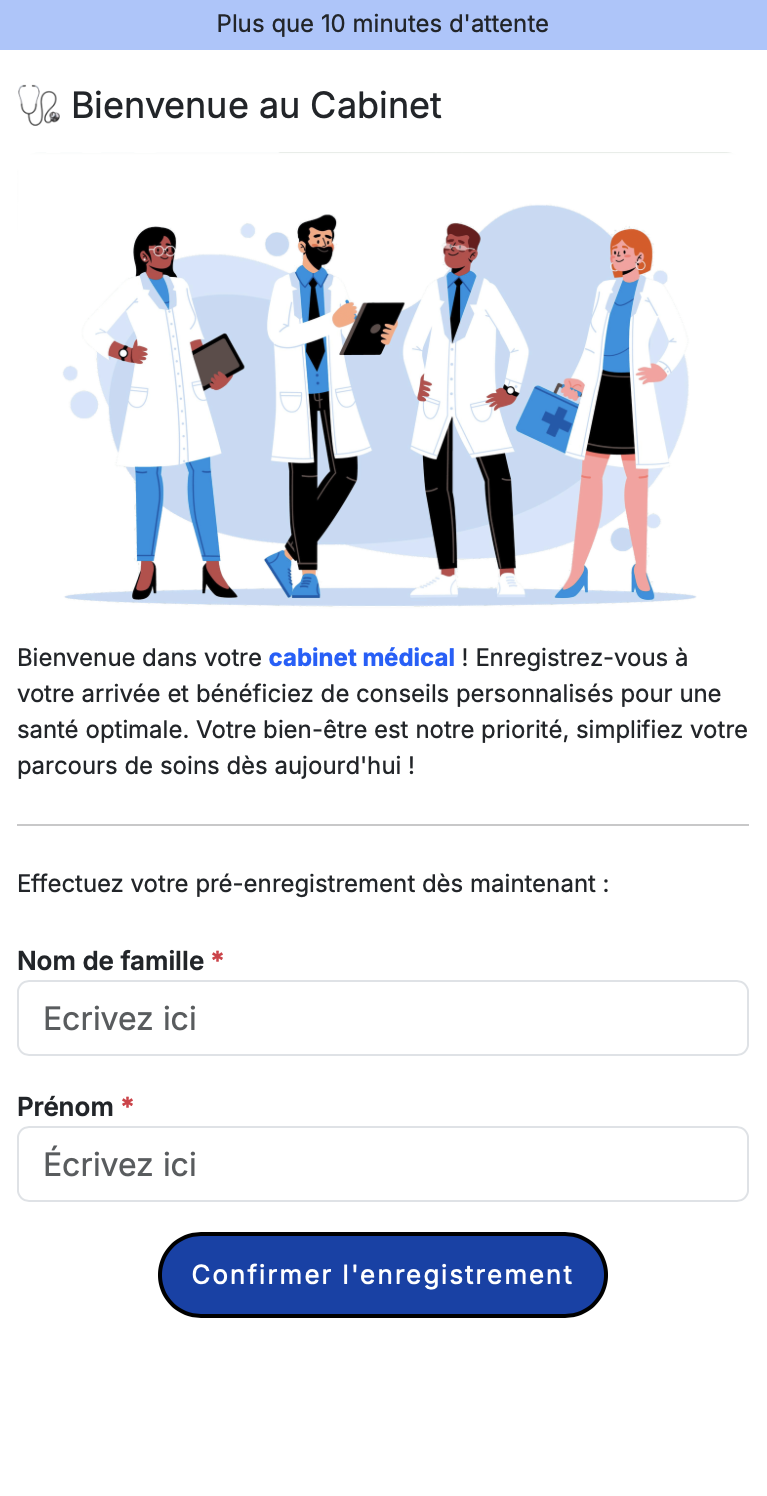 Exemple de pages réalisée avec Qline